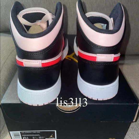 Air Jordan 1 Mid Atmosphere Infrared - Picture 4 of 12